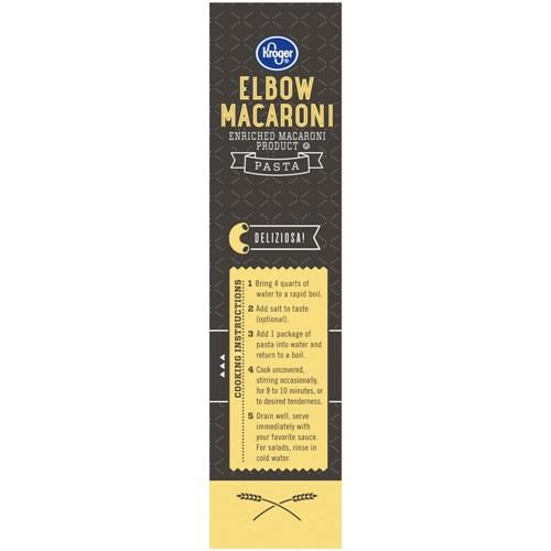 Kroger Macaroni Coude 453 g