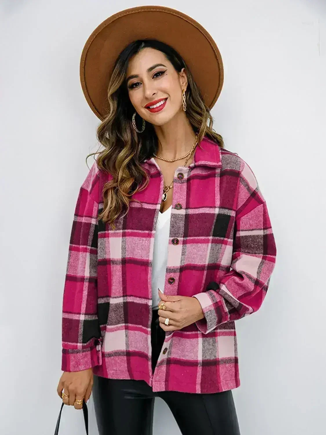Veste boutonnée couleur citrouille