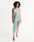 Cache-maillot color block pastel