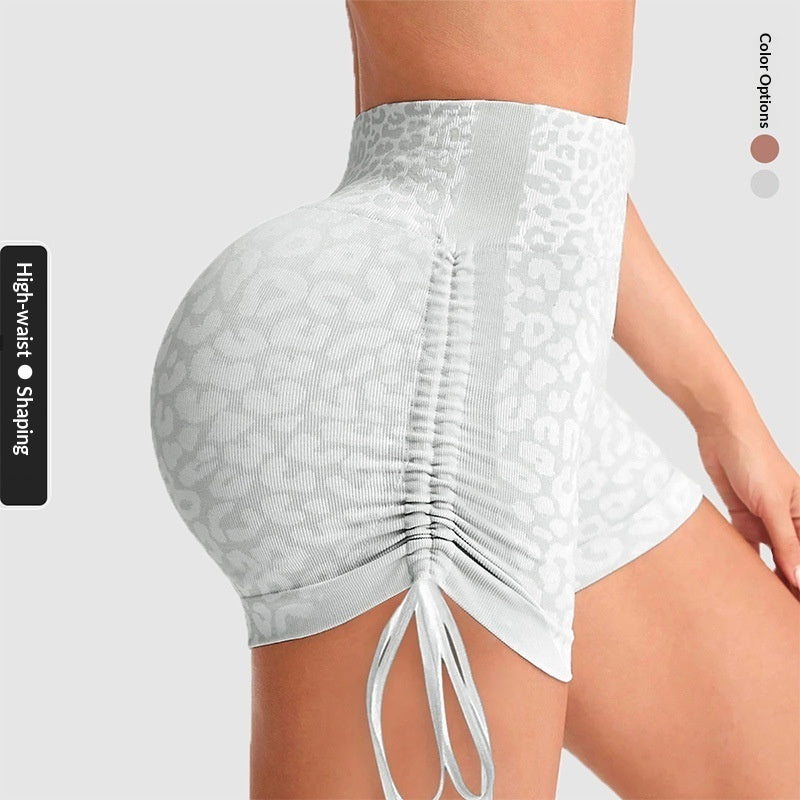 Legging de yoga taille haute sans coutures Push-Up Pêche – Legging de sport 3/4 pour femme