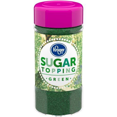 Kroger Garniture de sucre verte 4 oz