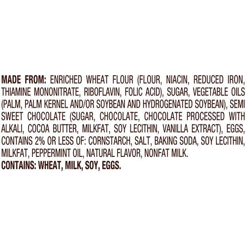 Biscuits Pepperidge Farm Milano Chocolat Menthe, sac de 198 g (15 biscuits)