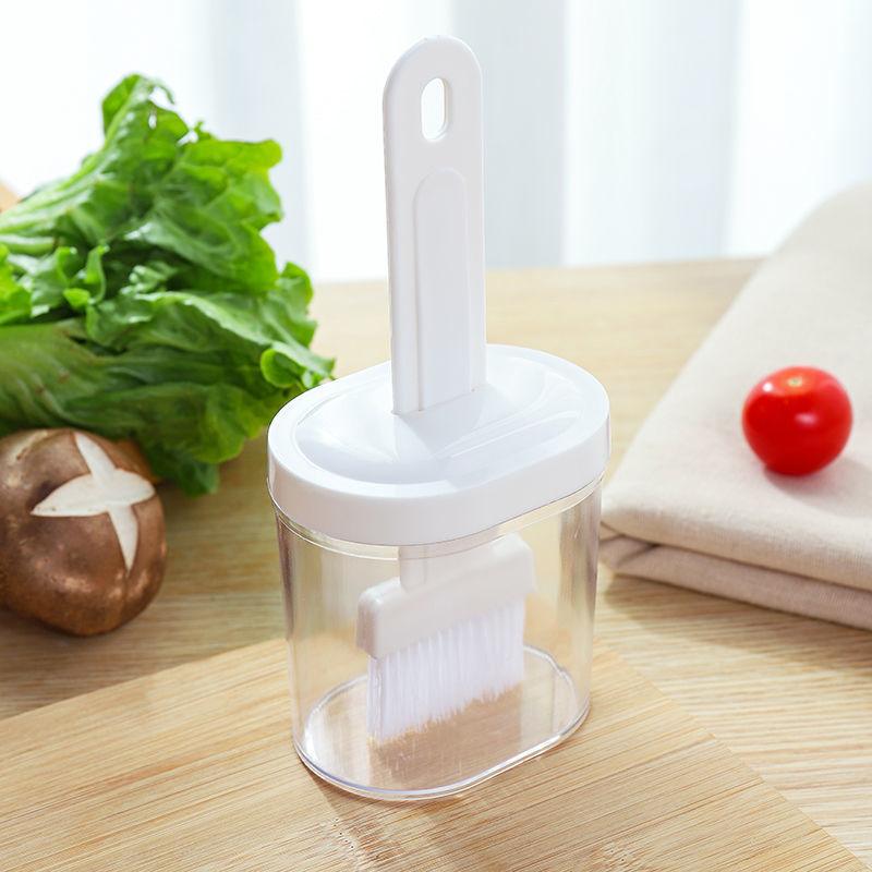 Brosse de nettoyage pour barbecue, brosse en nylon/silicone, outils de cuisson du pain, crème à l'huile, ustensile de cuisine polyvalent, brosse à bouteille d'huile en silicone, accessoires de barbecue portables pour la cuisine de restaurant