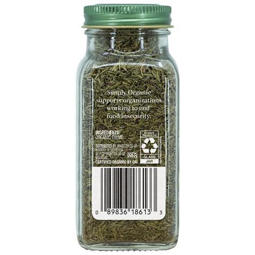 Thym entier Simply Organic, 22 g