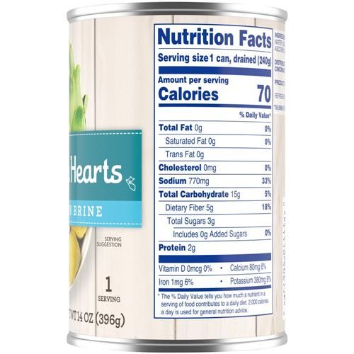 Cœurs d'artichauts en saumure Kroger 397 g