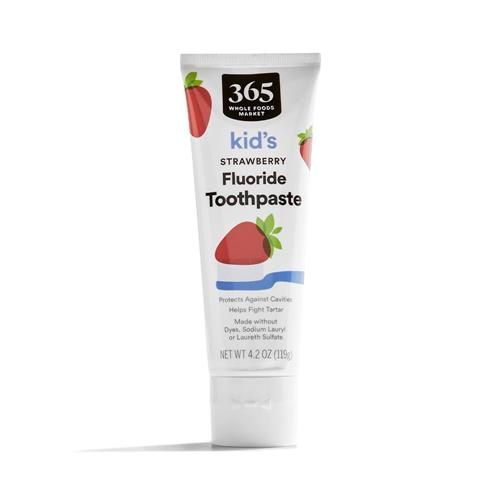 Dentifrice pour enfants au fluorure et à la fraise Whole Foods Market, 120 g