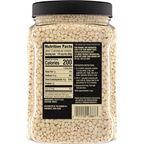 Couscous perlé sélection privée 24,5 oz