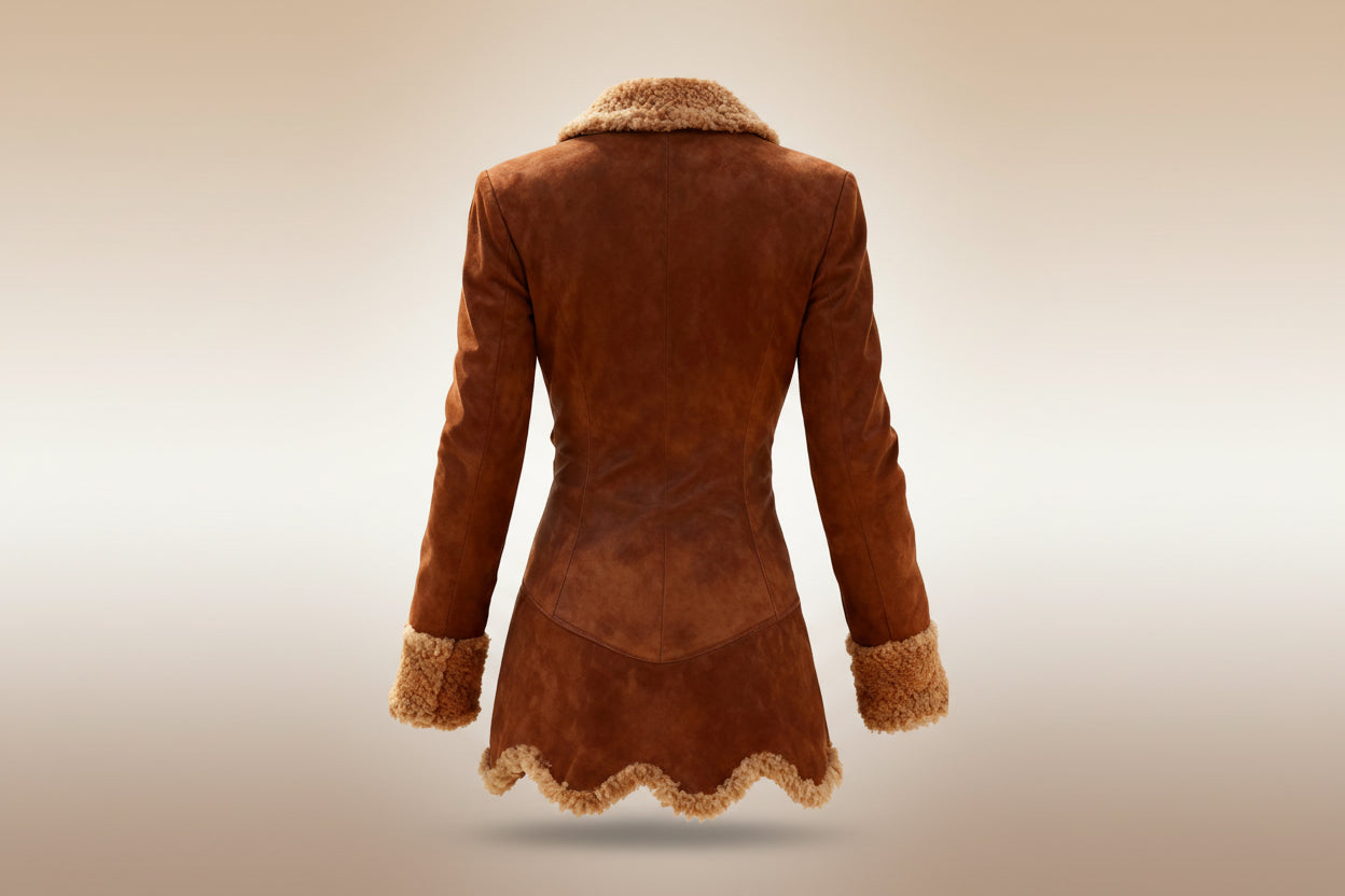 Manteau d'hiver doublé polaire épaisse pour femme