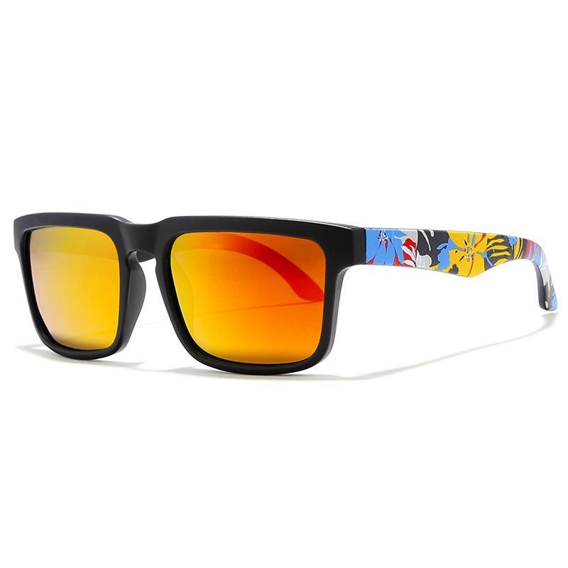 Nouvelles lunettes de soleil populaires polarisées miroir, tendance pour homme et femme, avec monture ultralégère, lunettes de soleil de sport carrées avec protection UV400
