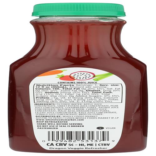 Mélange de légumes et de fruits du dragon de Whole Foods Market, 355 ml
