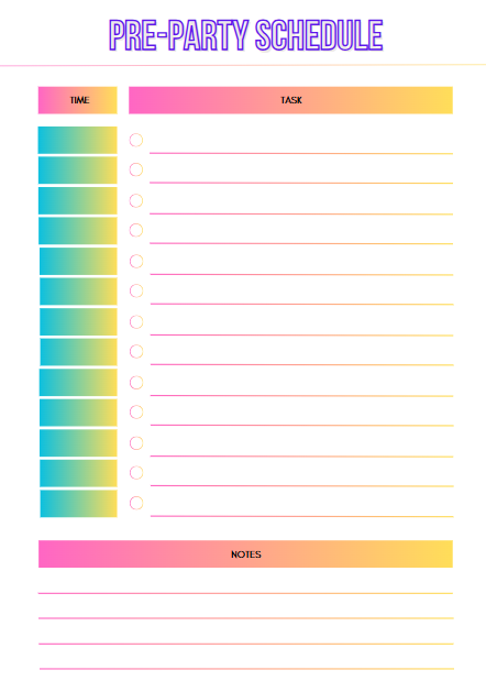 Birthday Party Planner | 30-Page Canva Template