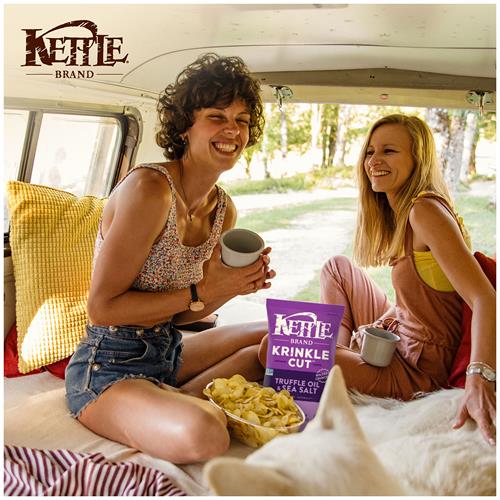 Kettle Brand Croustilles Ondulées, Truffe et Fleur de Sel, 213 g