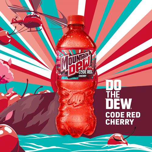 Mountain Dew Code Red, Bouteille de 2 Litres