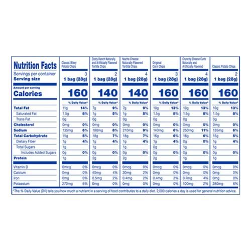 Kroger Lot de 18 paquets de snacks variés