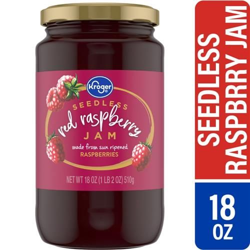 Confiture de framboises sans pépins Kroger 510 g