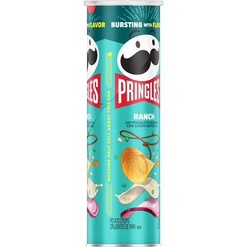 Pringles, croustilles, saveur ranch, 158 g