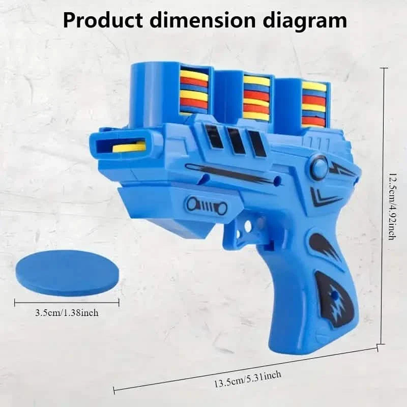 Pistolet-jouet souple en forme de soucoupe volante