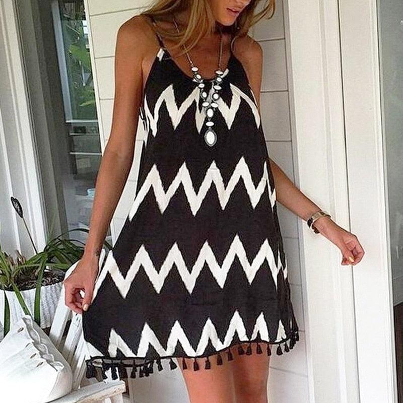 Cache-maillots à rayures pour femmes avec pompon Robe de plage d'été Robes t-shirt décontractées d'été pour femmes Robe ample de plage Maillot de bain grande taille pour femmes