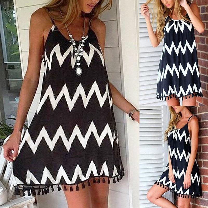 Cache-maillots à rayures pour femmes avec pompon Robe de plage d'été Robes t-shirt décontractées d'été pour femmes Robe ample de plage Maillot de bain grande taille pour femmes