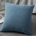 Magnifique Housse de Coussin Matelassée pour Coussins Décoratifs, Housse de Coussin Carrée en Velours pour Canapé de Salon, Décoration Simple, 45x45CM