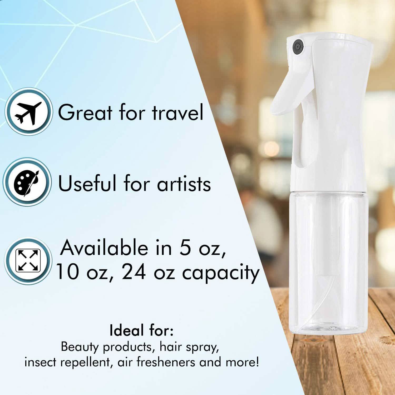 Bouteille de spray capillaire Beautify Beauties – Vaporisateur d'eau continu ultra fin