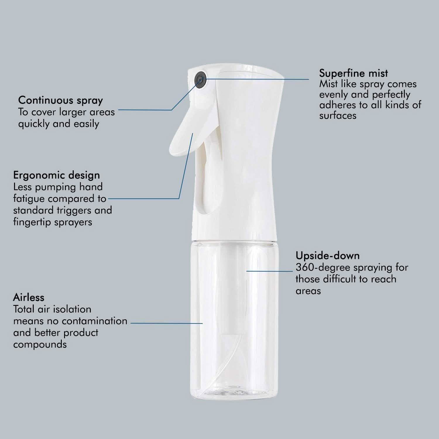 Bouteille de spray capillaire Beautify Beauties – Vaporisateur d'eau continu ultra fin