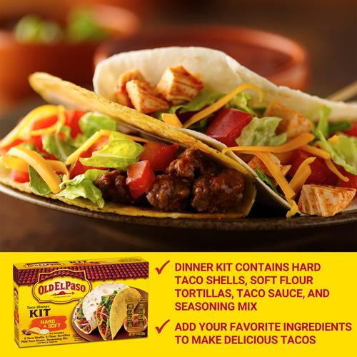 Kit pour tacos Old El Paso, Croquants et moelleux, 323 g