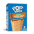 Pop-Tarts Pâtisseries à toaster, aliments pour le petit-déjeuner, collations pour enfants, Cassonade Cannelle Non Glaçée, Boîte de 382g (8 Pop-Tarts)