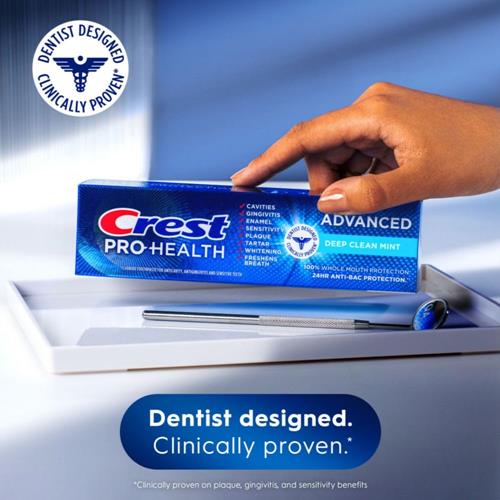 Crest Pro-Health Advanced Deep Clean Mint Toothpaste, 5.1 Oz,