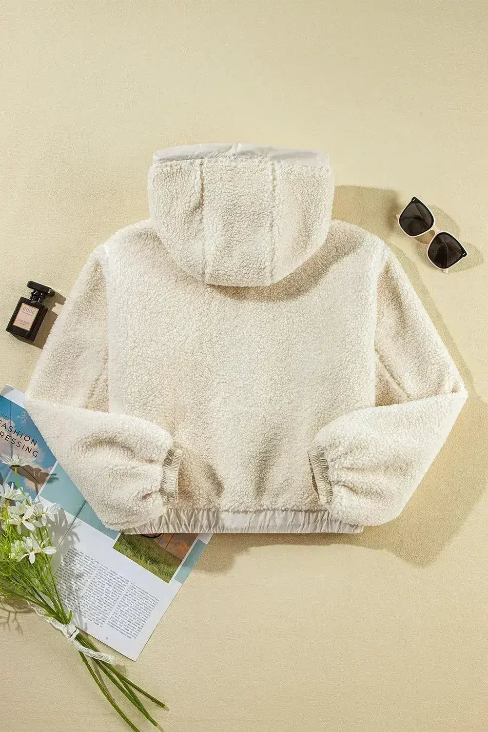 Veste Sherpa à Capuche et Poches Jet Stream