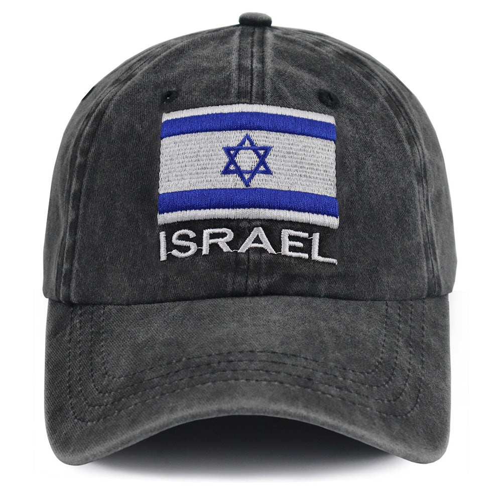 Casquette de baseball ajustable drapeau d'Israël
