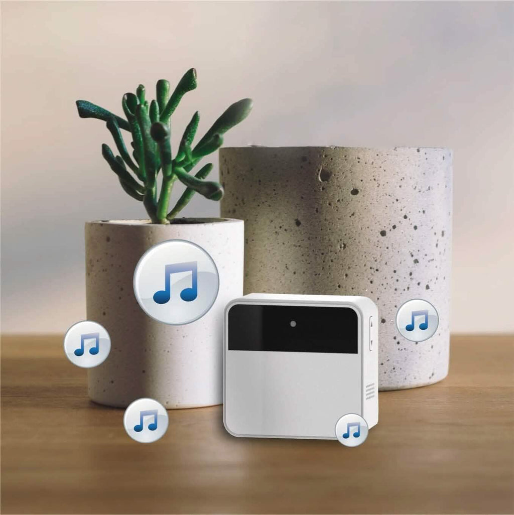 Bell+Howell InView BHDC1 Caméra de sonnette 1080p + Kit de carillon BHCH1A (Blanc) (Reconditionné)