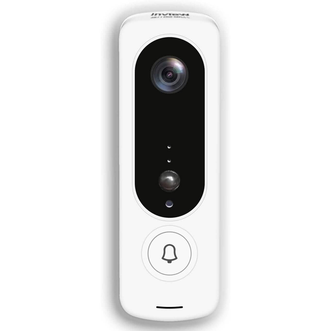 Bell+Howell InView BHDC1 Caméra de sonnette 1080p + Kit de carillon BHCH1A (Blanc) (Reconditionné)