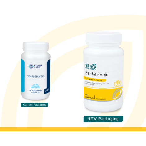 Klaire Labs Benfotiamine 60 Vcaps