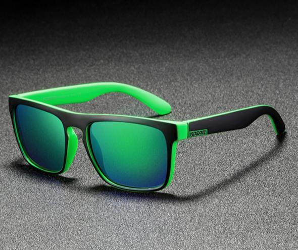Nouvelles lunettes de soleil populaires polarisées miroir, tendance pour homme et femme, avec monture ultralégère, lunettes de soleil de sport carrées avec protection UV400