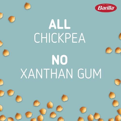 Pâtes Rotini aux pois chiches Barilla, 249 g - Végétalien, sans gluten, sans OGM et casher - Faites avec des protéines végétales
