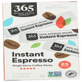 Whole Foods Market, Espresso Instantané, Torréfaction Foncé, 25 Bâtonnets de Café à l'Unité, 75 g