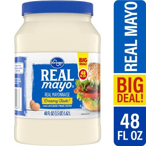 Mayonnaise véritable Kroger 48 oz liq.