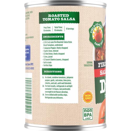 Kroger Tomates en dés rôtis au feu style salsa 411 g