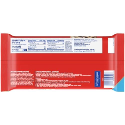 Kroger Semi Sweet Chocolate Chips 24 oz