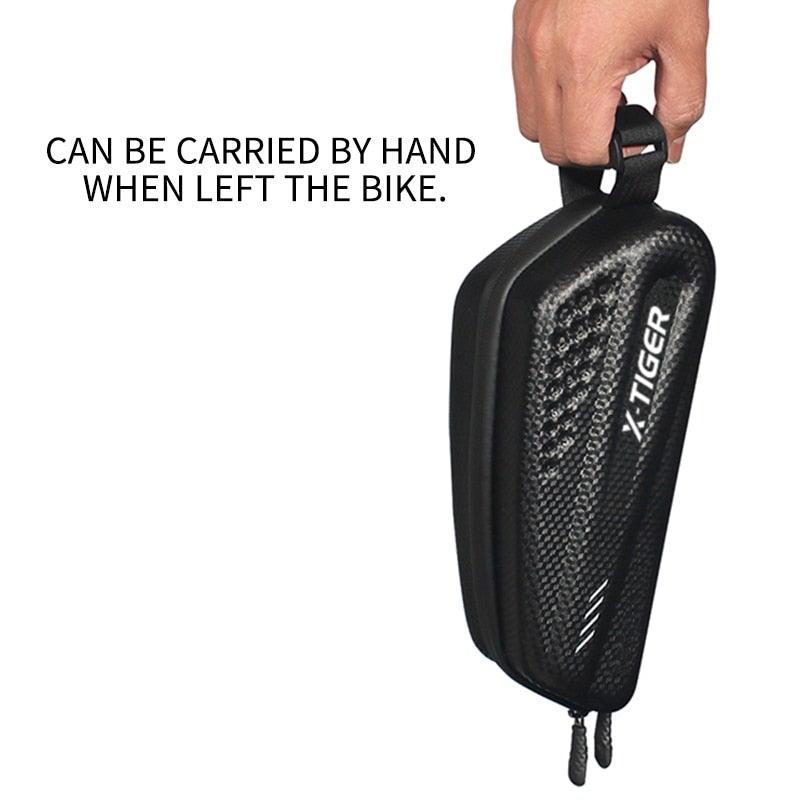 Sac de vélo étanche pour vélo de route 1,2 L Grande capacité Sac arrière sous la selle pour accessoires de vélo Sacoche de selle de vélo Pochette de selle de vélo pour rangement d'accessoires de vélo de montagne et de route