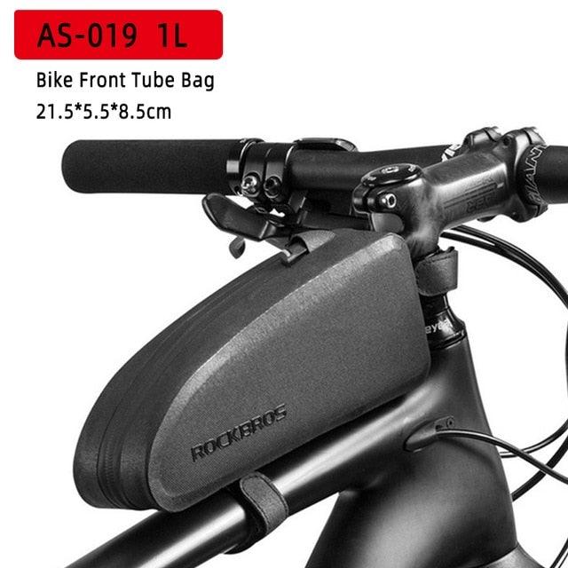 Sacoche de vélo réfléchissante pour cadre avant, ultra-légère et portable, grande capacité, accessoires de cyclisme, sacoche de cadre supérieur, sacoche de vélo étanche pour cadre avant, sacoche de vélo pour cadre supérieur, accessoires de cyclisme