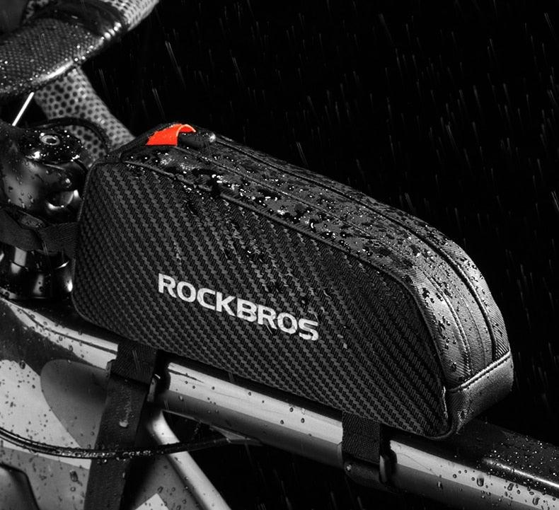 Sacoche de vélo réfléchissante pour cadre avant, ultra-légère et portable, grande capacité, accessoires de cyclisme, sacoche de cadre supérieur, sacoche de vélo étanche pour cadre avant, sacoche de vélo pour cadre supérieur, accessoires de cyclisme