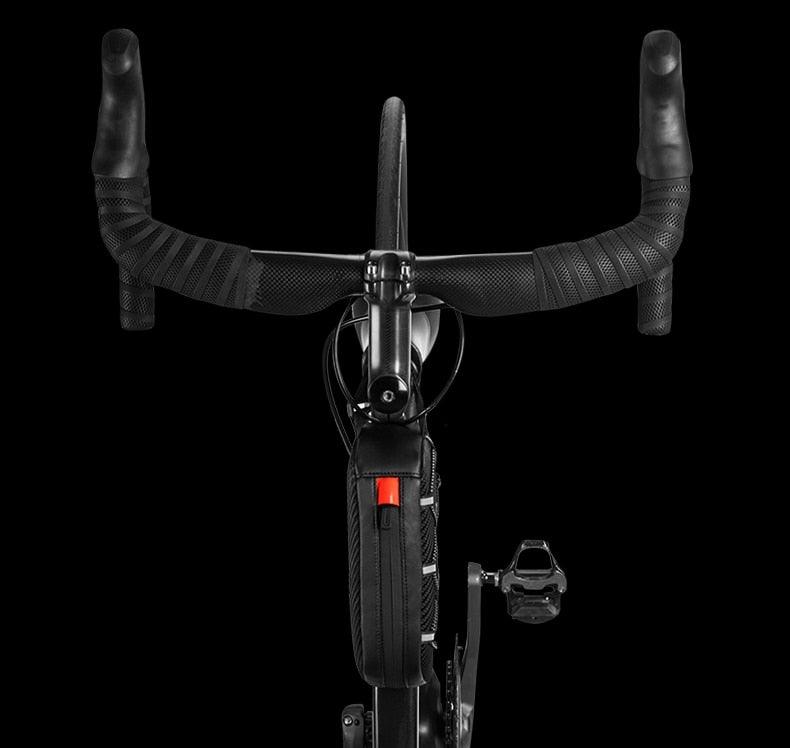 Sacoche de vélo réfléchissante pour cadre avant, ultra-légère et portable, grande capacité, accessoires de cyclisme, sacoche de cadre supérieur, sacoche de vélo étanche pour cadre avant, sacoche de vélo pour cadre supérieur, accessoires de cyclisme