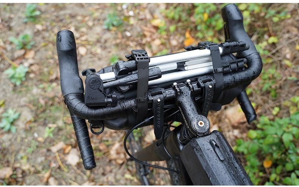 Sac de vélo étanche grande capacité, sac de guidon, 2 pièces, sac de cyclisme pour tube avant, accessoires de vélo, sac de vélo étanche pour guidon de vélo, accessoires de cyclisme pour vélo de sport