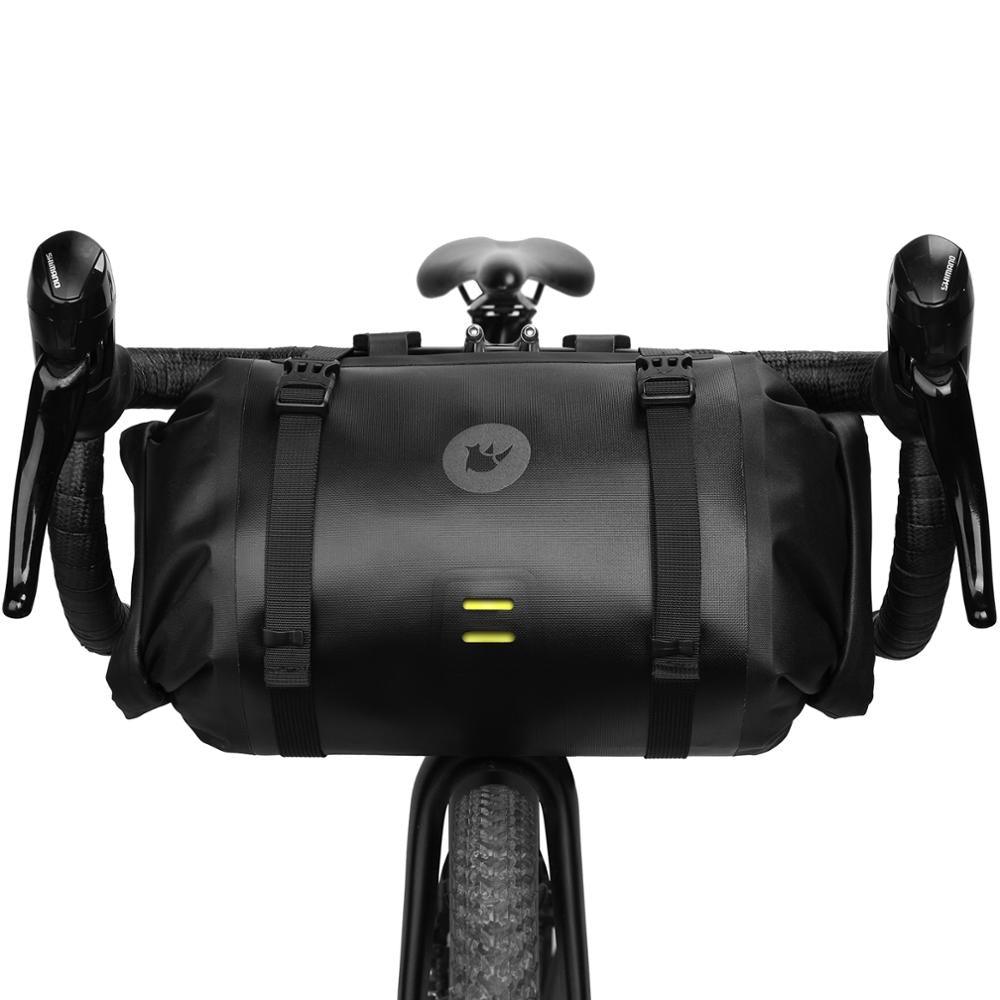 Sac de vélo étanche grande capacité, sac de guidon, 2 pièces, sac de cyclisme pour tube avant, accessoires de vélo, sac de vélo étanche pour guidon de vélo, accessoires de cyclisme pour vélo de sport