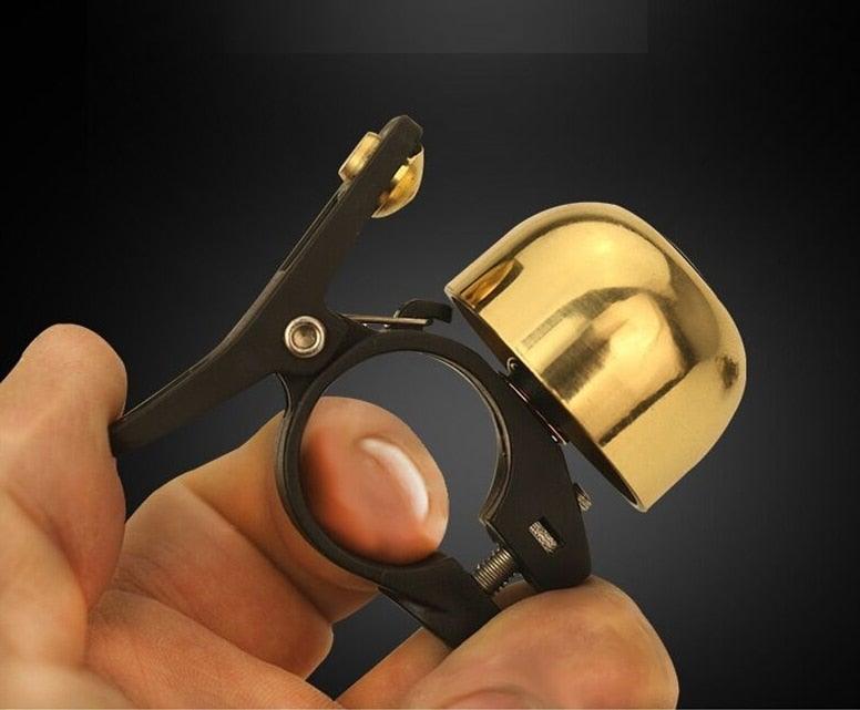 Cloche de vélo, klaxon de vélo classique ordinaire, accessoires de vélo, corps entièrement métallique, tonalité forte et décente, pour adultes et enfants
