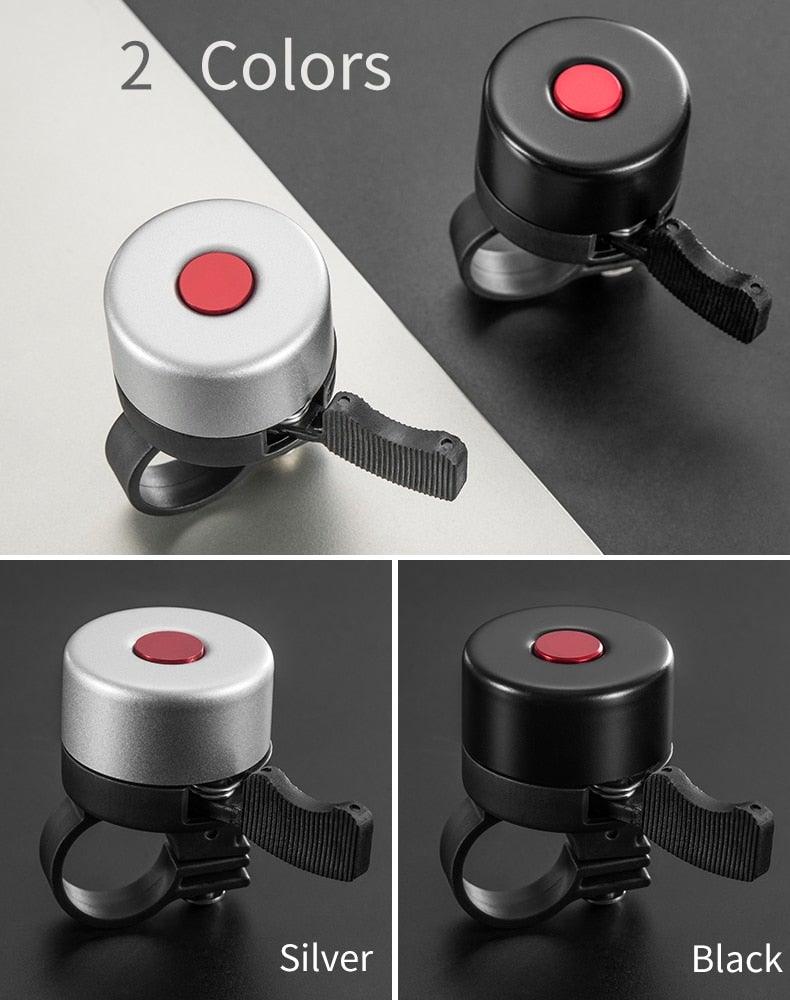 Cloche de vélo, klaxon de vélo classique ordinaire, accessoires de vélo, corps entièrement métallique, tonalité forte et décente, pour adultes et enfants