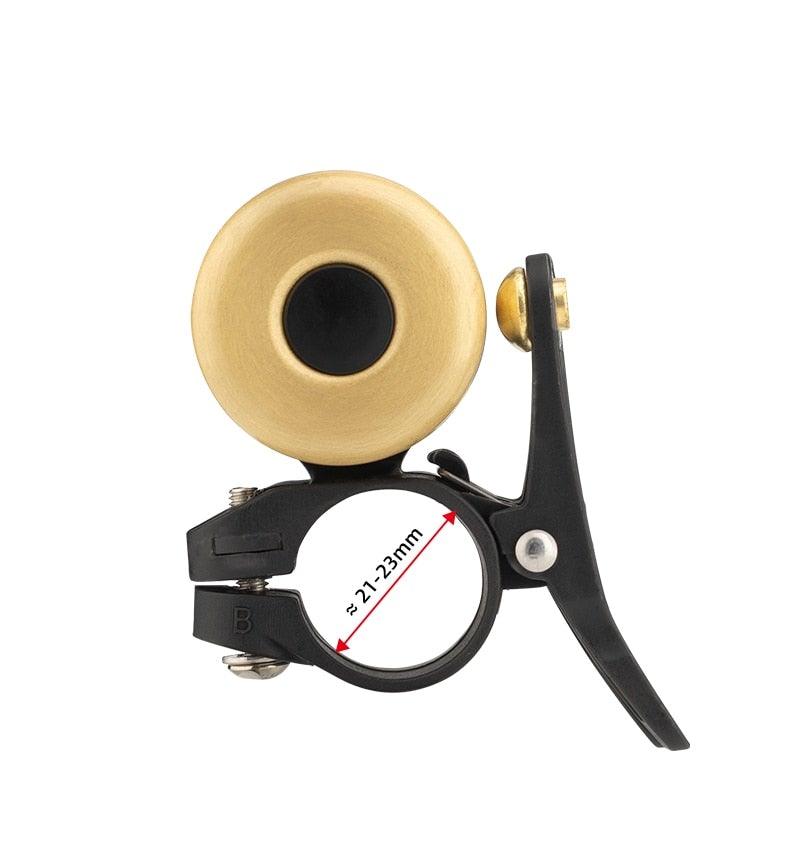 Cloche de vélo, klaxon de vélo classique ordinaire, accessoires de vélo, corps entièrement métallique, tonalité forte et décente, pour adultes et enfants
