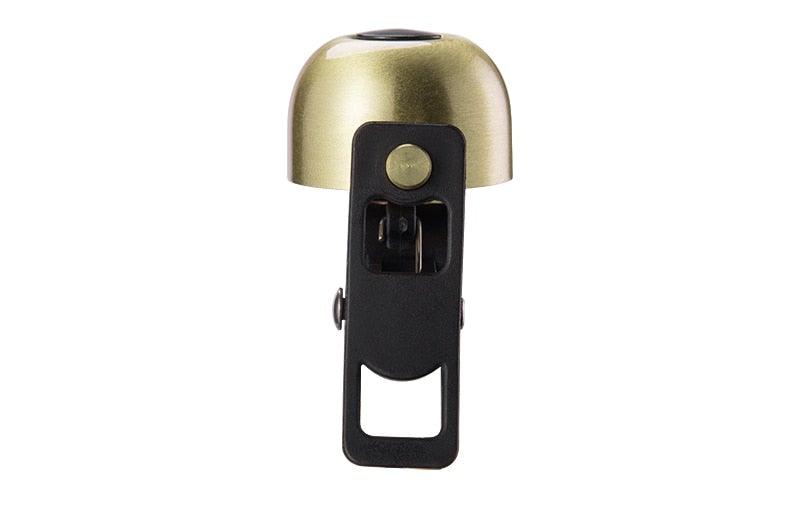 Cloche de vélo, klaxon de vélo classique ordinaire, accessoires de vélo, corps entièrement métallique, tonalité forte et décente, pour adultes et enfants